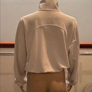 Lululemon Off White Cropped Jacket
